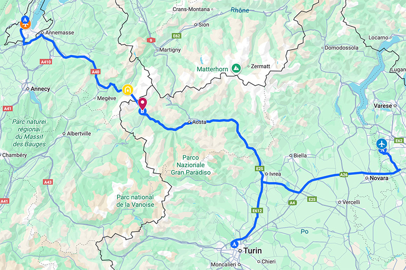 courmayeur guide map