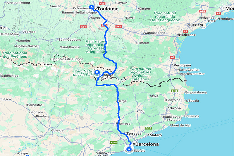 pal arinsal map guide